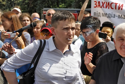 Mi szórta Savchenko az első munkanapon a legfelsőbb bíróság Ukrajna korábbi Szovjetunió