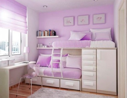 Camera purpuriu, 53 de idei cu poze cu camere purpurii