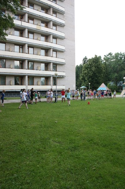 Tabara de baschet pentru tabara de sanatate a copiilor din regiunea Tver