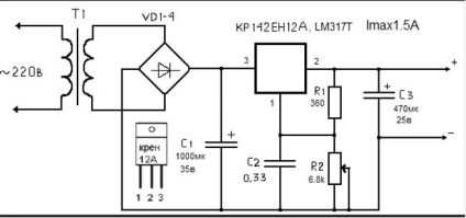 Dimmer pentru benzi LED 12 volți, conexiune