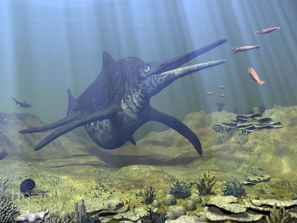 Dinozaur ichthyosaurus