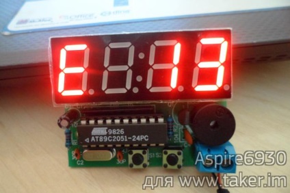 Diy set c51 - ceas cu alarmă electronică