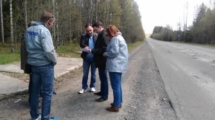 Foto noul șef al Comitetului de Stat din Karelia privind economia rutieră a fost îngrozit de ruta Petrozavodsk-