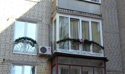 Franceză balcon Moscova, franceză loggia moscow, balcon francez geamuri balcon,