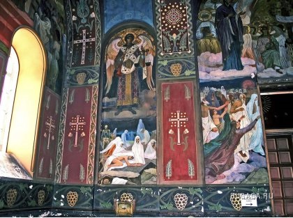 A freskók a templomokban