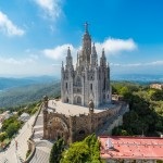 Tibidabo Mountain în Barcelona, ​​locația pe hartă cum să obțineți