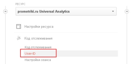 A felhasználói azonosító beállítása a Google Analytics szolgáltatásban