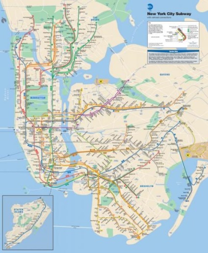 Cum să nu vă pierdeți în metroul din New York