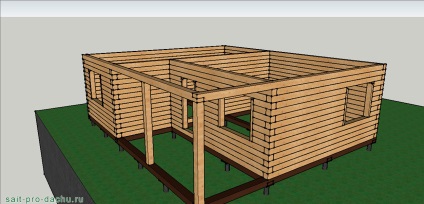 Cum de a face un acoperiș și podele de bătut în casă de la un bar tainele tehnologiei de construcție