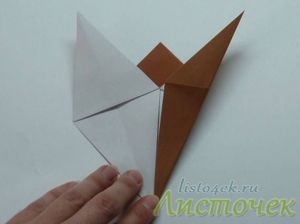 Cum să faci un cal din hârtie, o frunză