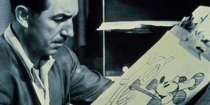 În timp ce Walt Disney a creat personajele desene animate