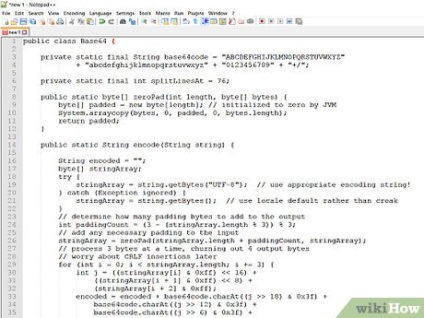 Cum se codifică un șir în baza64 folosind java