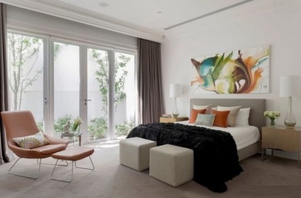 Picturi în interiorul unui apartament sau element de design de lux