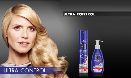 Smoothness control pentru părul obraznic - noi elemente taft ultra control