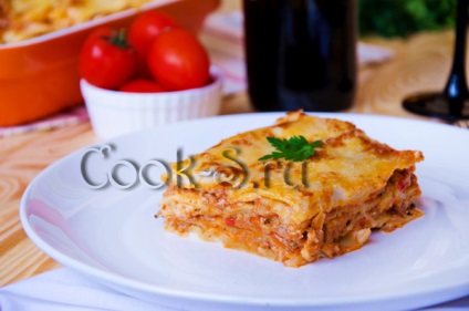 Lasagna cu carne tocată și sos de beșamel - rețetă pas cu pas cu fotografie, diverse