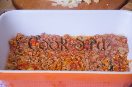 Lasagna darált hús és béchamel mártással - lépésről-lépésre recept fotóval, különféle