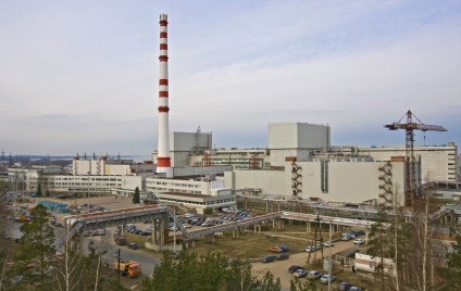 Centrala nucleară Leningrad (Lae) din pădurea de pin a regiunii Leningrad