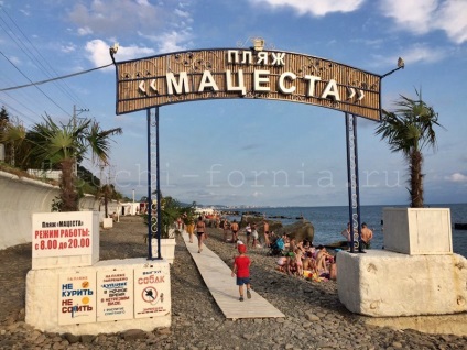 Cele mai bune plaje din Sochi, preturi, recenzii, recenzii de fotografii