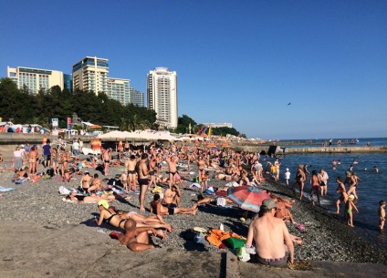 Cele mai bune plaje din Sochi, preturi, recenzii, recenzii de fotografii