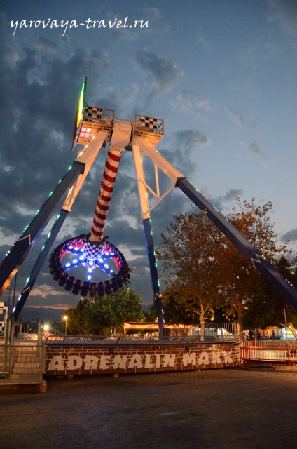 Lunapark în antalya, sau cea mai teribilă atracție din viața mea, călătoriți cu primăvara Irina