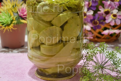 Marinated patissons cu dovlecei - retete