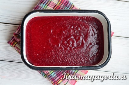 Gyümölcs jelly egy fagyasztott cseresznye recept egy fénykép