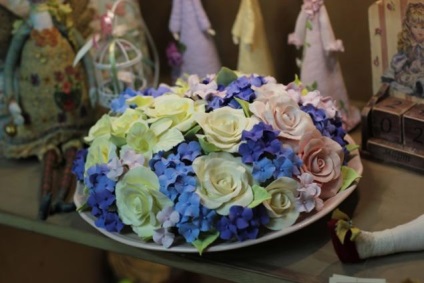 Modelare de clasă master a unor flori realiste din argilă japoneză - maeștrii corecți - manual,