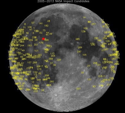 Pe Lună a fost cea mai mare explozie din cauza căderii meteoritului