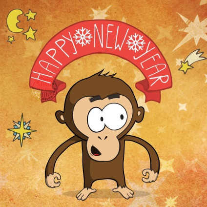Anul Nou pentru anul maimuței