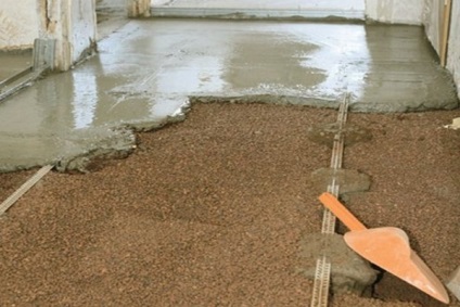 Prezentare generală a instrucțiunilor de instalare a ansamblului șape de nisip ciment