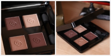 Oriflame giordani de aur fard de ochi quad - maro divin - patru culori ochi umbra - lăptos