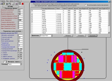 Principalele funcții ale software-ului optima, ural-invest