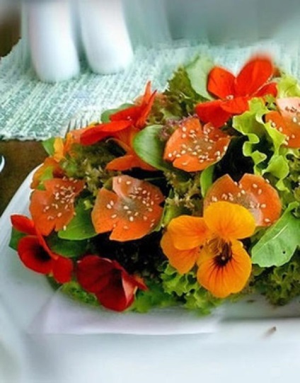 Salate de legume, lumină și neobișnuite pentru kebab shish