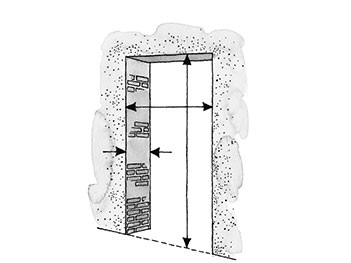 Dimensiuni ale ușilor interioare