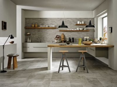 Csempe a konyha a padlón funkciók és a styling lehetőségek