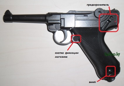 Pneumatikus parabellum pisztoly umarex p 08 (luger) - szétszerelés és javítás - pneumatikus