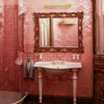 Csíkos fürdőszoba - stílusos és friss