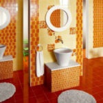Csíkos fürdőszoba - stílusos és friss