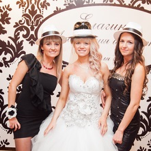 Agenție de sărbători «nunta fericită» - nuntă frățească în stil - alb-negru