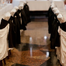 Ünnepi ügynökség «boldog esküvő» - testvérei esküvő stílusban - fekete - fehér