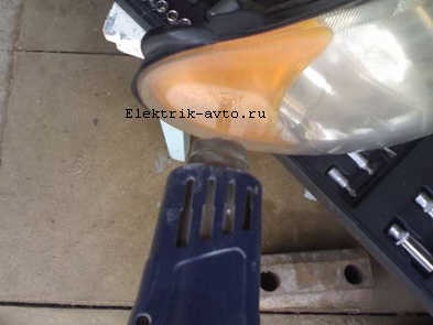 Repararea farurilor din plastic, electrician auto