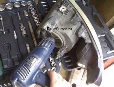 Repararea farurilor din plastic, electrician auto