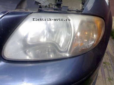 Repararea farurilor din plastic, electrician auto