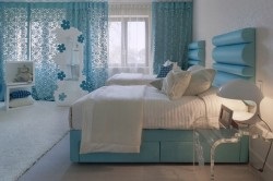 Repararea culorii și soluțiile stilistice pentru dormitor (foto)