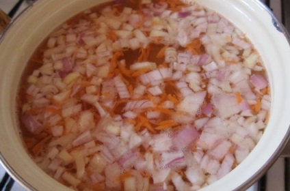 Rețetă supa cu bile de orez pas cu pas cu fotografii