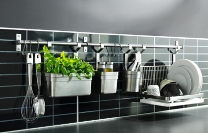 Rails pentru bucătărie - 50 de fotografii ale ideilor de design frumoase din bucătărie