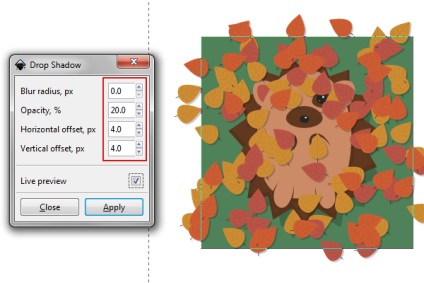 Desenarea unui arici fermecător în inkscape