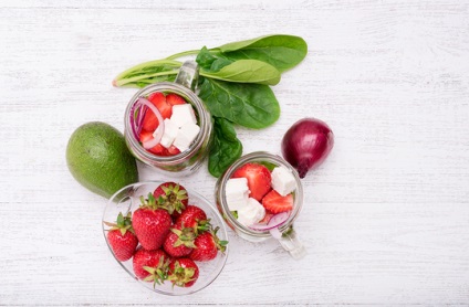 Salate în bănci, site-ul oficial al rețete culinare Julia Vysotsky