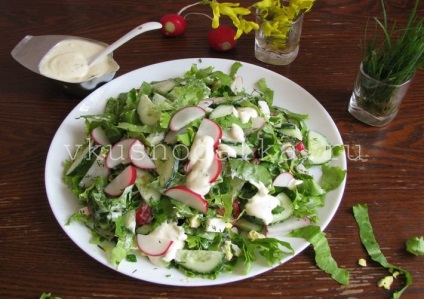 Friss uborka saláta - a legjobb és finom saláták választéka