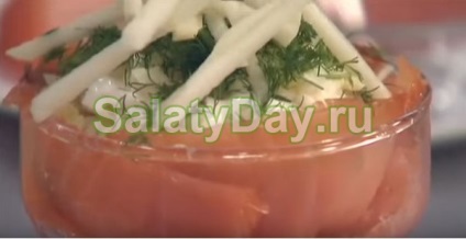 Salata cu pește - rețetă utilă și gustoasă cu fotografii și videoclipuri